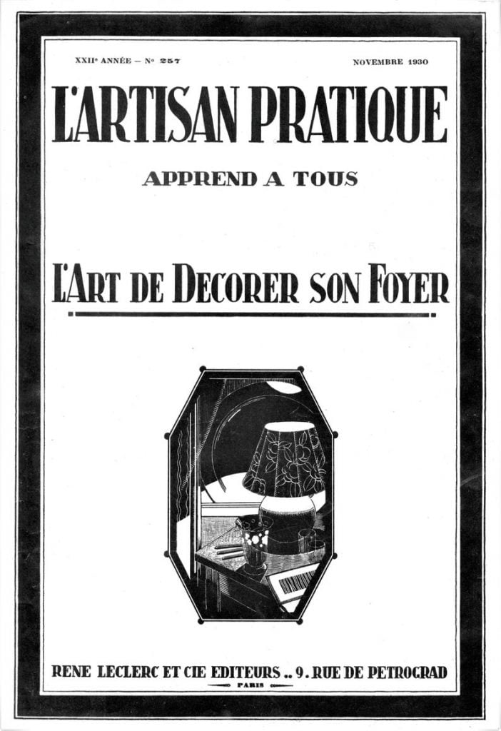 1930 French L'Artisan Pratique Home Decor Magazine: image 0
