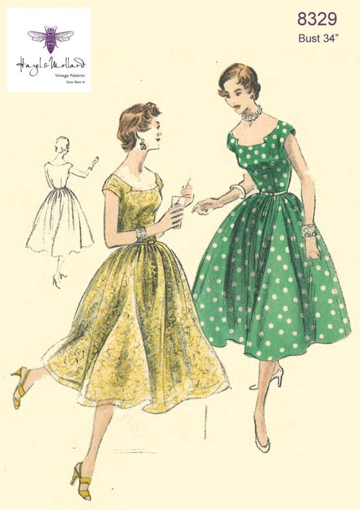 Vintage 1950's Sewing Pattern: Rockabilly Vogue Square image 0