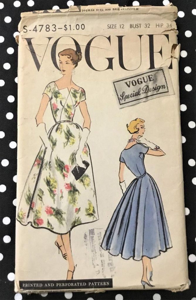 RARE Early 1950s Vogue Special Design Sz 12 Bust 32 image 0