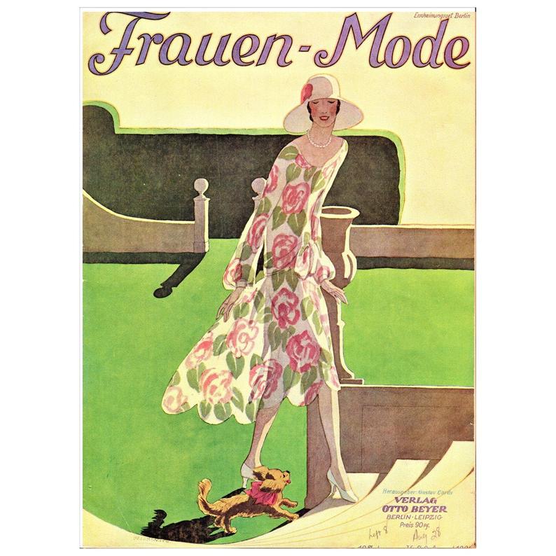 1928 Frauen Mode Book 8  Digital Upload image 0
