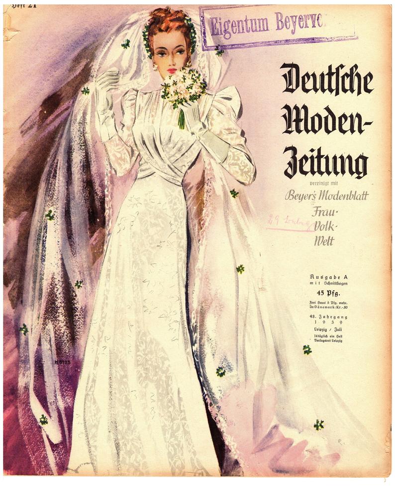 1939 Deutsche Moden Zeitung Book 21:  Digital Download image 0