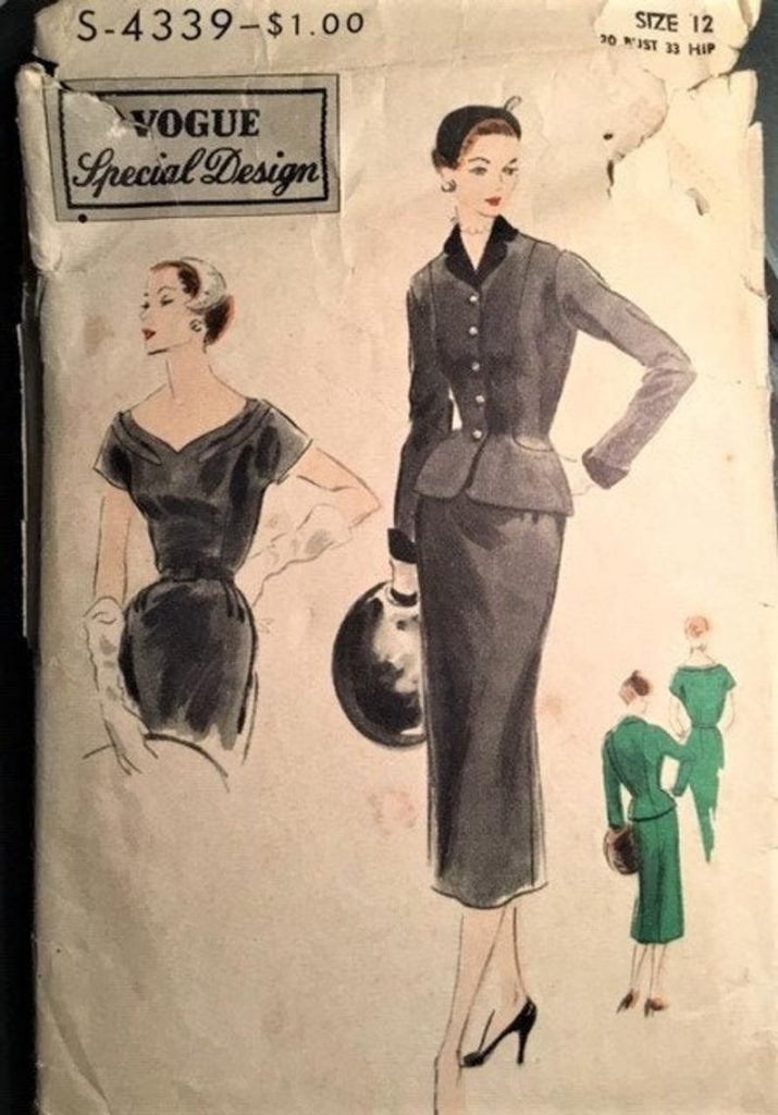 1952 Vogue Special Design S-4339 Sz 12 Bust 30 image 0
