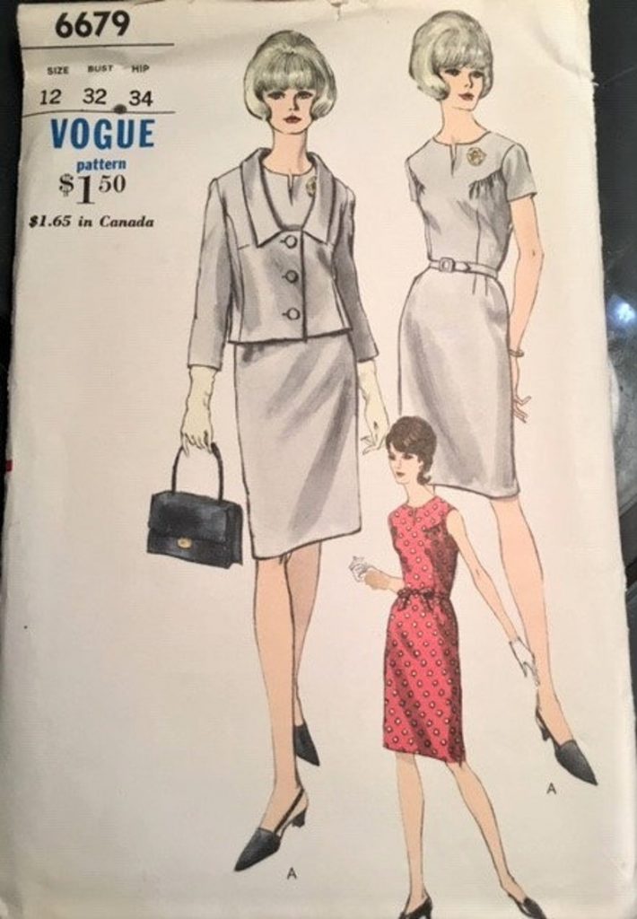 1960s Vogue 6679 Sz 12 Bust 32 image 0