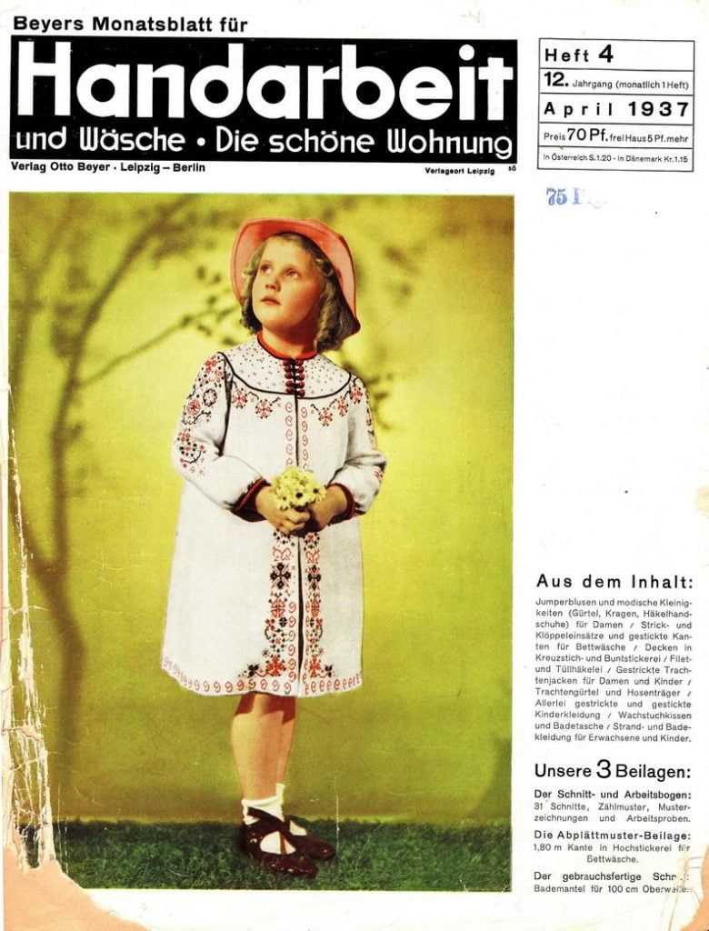 1937 Beyers Handarbeit und Wasche Easter Edition No. 4 image 0