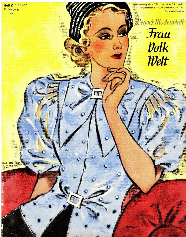 1937 Beyers Frau Volk Welt Book 2 DIGITAL image 0