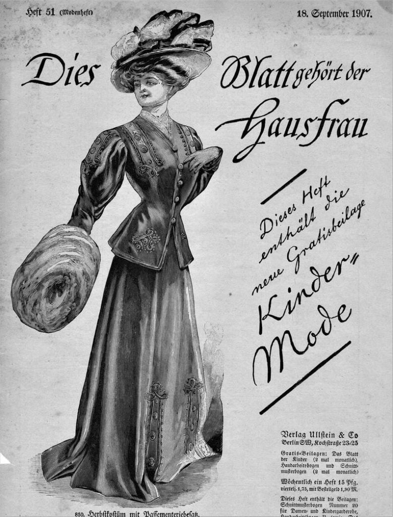 1907 Dies Blatt Gehohrt der Hausfrau NO 51 Digital Download image 0