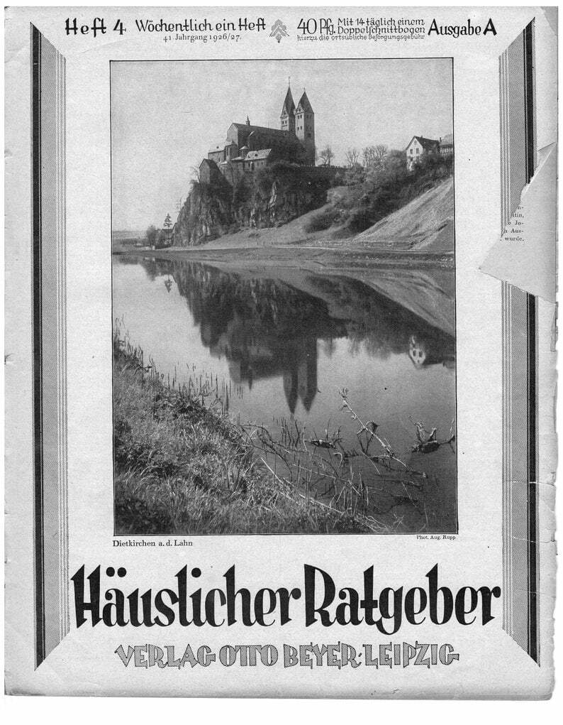 1926 Hauslicher Ratgeber Book 2 DIGITAL UPLOAD image 0