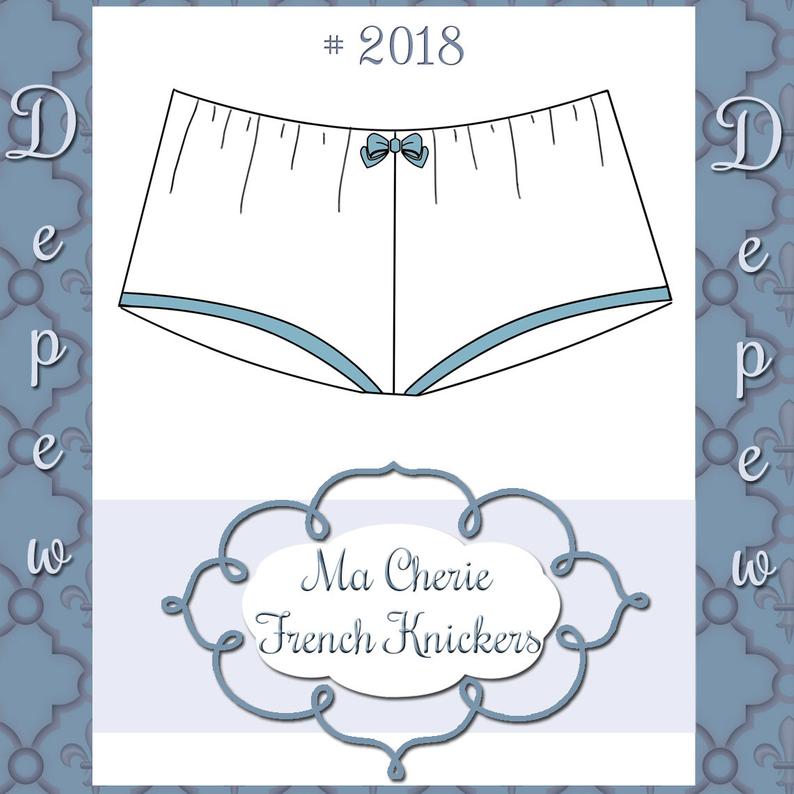 Lingerie Sewing Pattern Ladies' Ma Cherie French Knickers image 0
