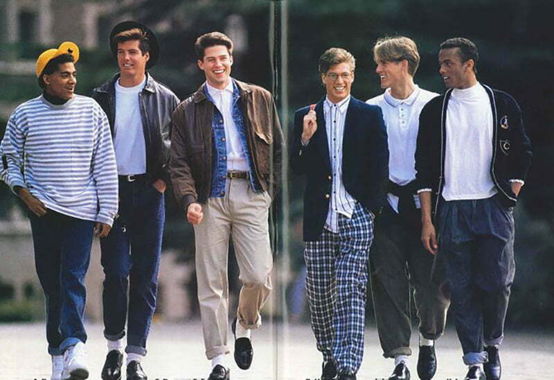 Late 80s Fashion Men