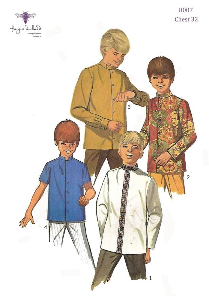 Vintage 1960's Sewing Pattern: Boy's Nehru Jacket  image 0