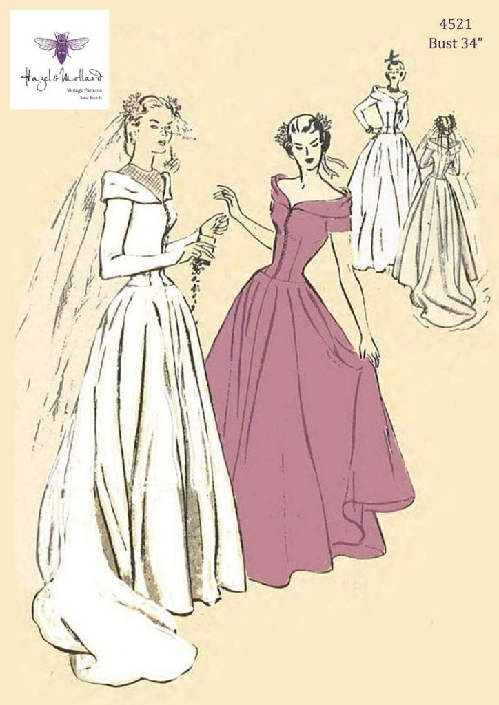 Vintage 1940's Sewing Pattern: Regal Princess Beatrice image 0