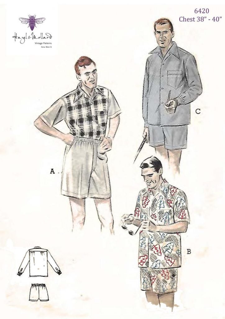 Vintage 1950's Sewing Pattern: Men's Sport Shirt & image 0
