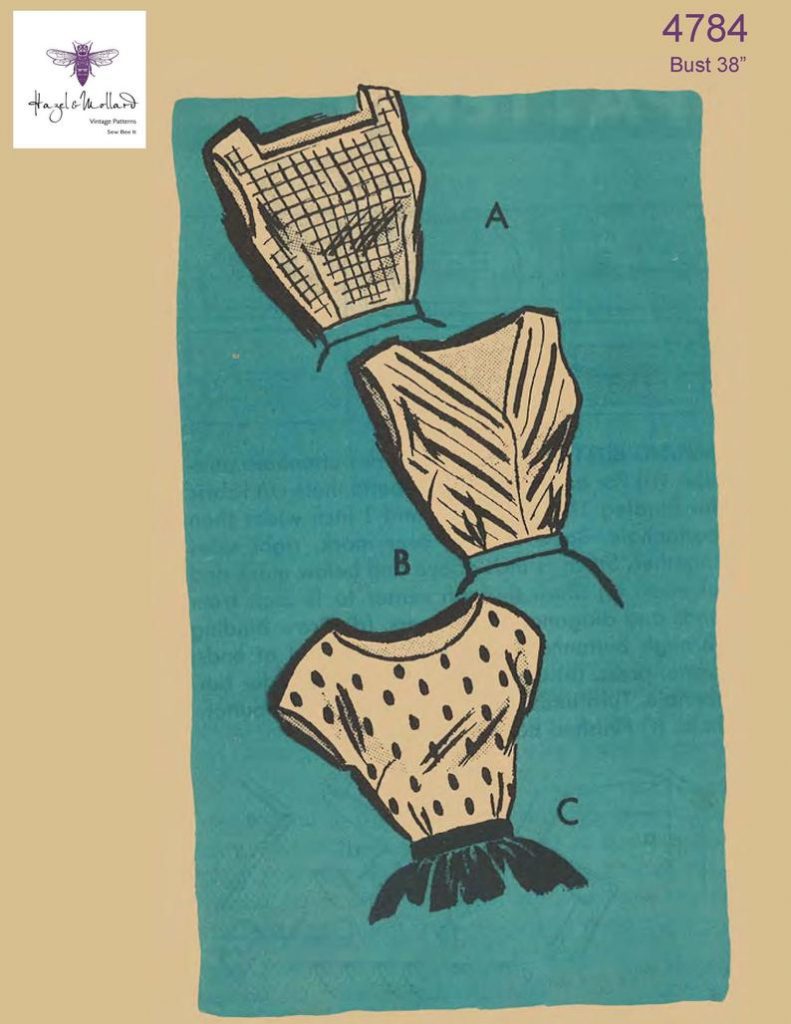 1950's Vintage Sewing Pattern:  Sexy Rockabilly Tops with image 0