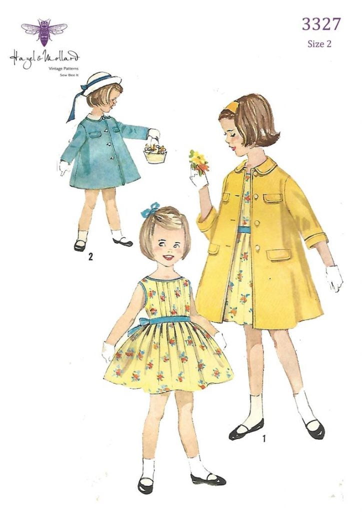 Reproduction Vintage 1950's Sewing Pattern Girl's image 0