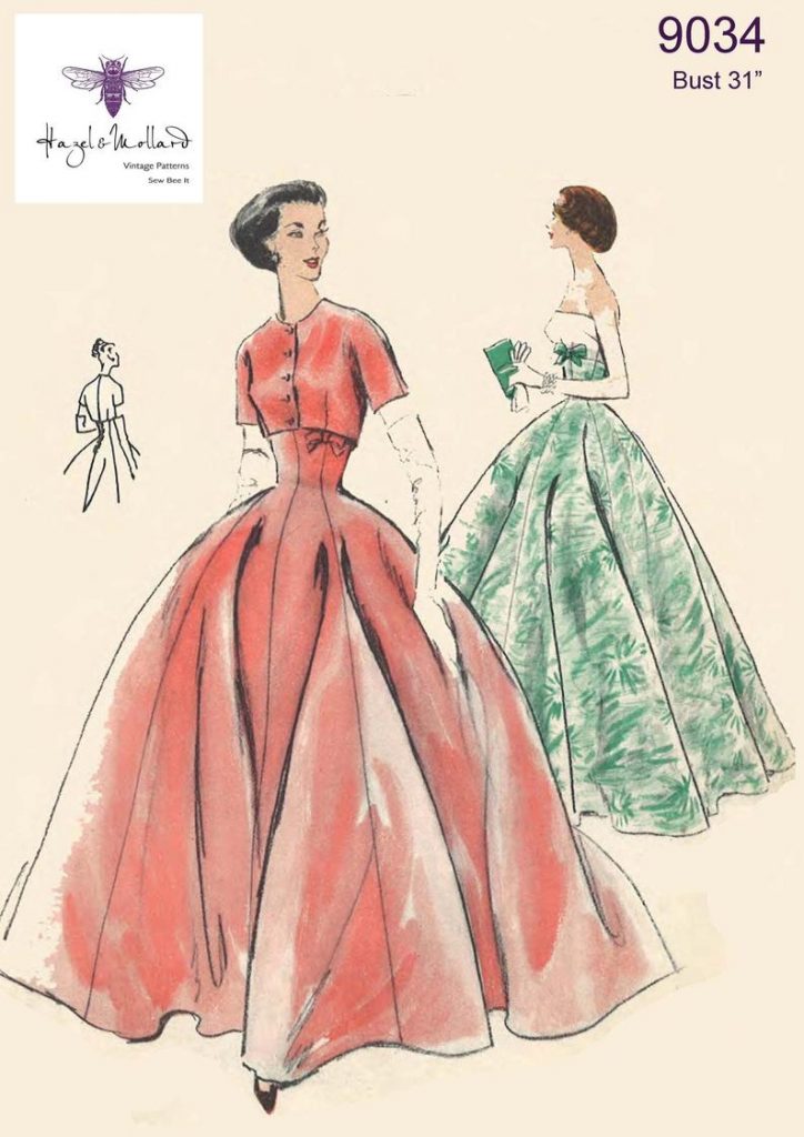 Vintage 1950's Sewing Pattern: Vogue Evening Ball Gown & image 0