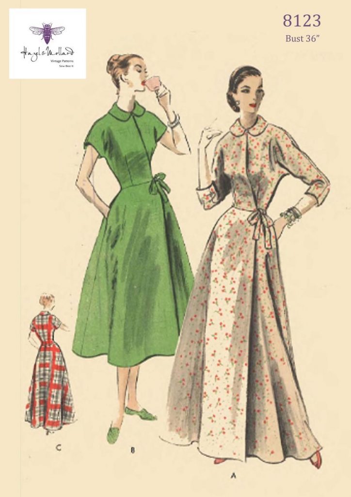 Vintage 1950's Sewing Pattern Vogue House Coat Robe image 0