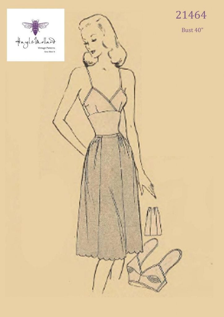 Vintage 1940's Sewing Pattern: Women's Bra Bullet Bra image 0