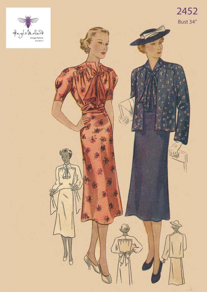Vintage 1930's Sewing Pattern: Maternity Dress & Jacket image 0