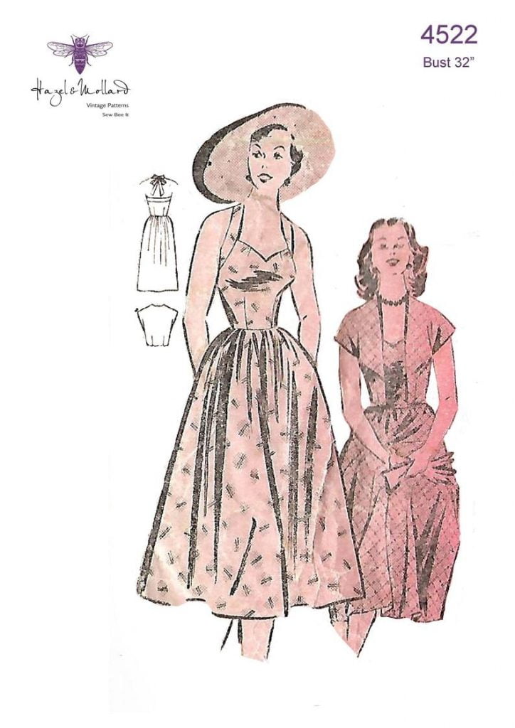 Reproduction Vintage 1950's Sewing Pattern Rockabilly image 0