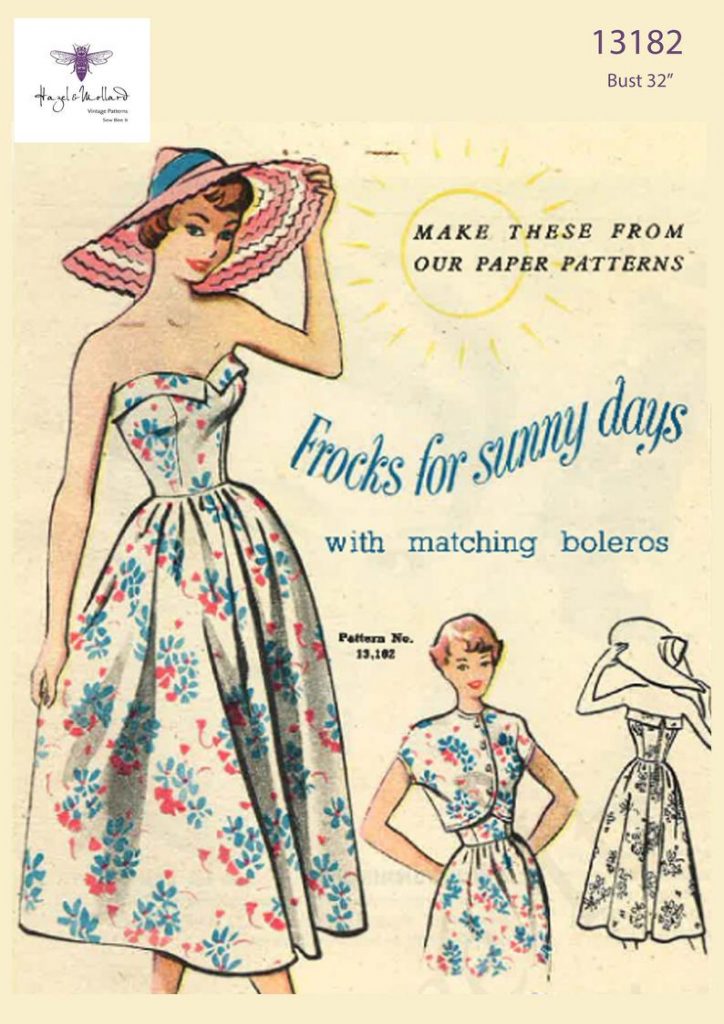 Vintage 1950's Sewing Pattern: Rockabilly Strapless image 0
