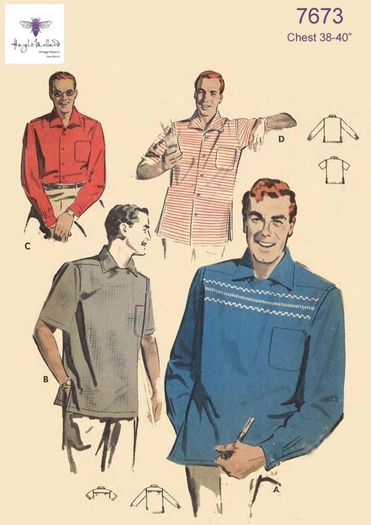 Reproduction Vintage 1950's Sewing Pattern: Men's image 0