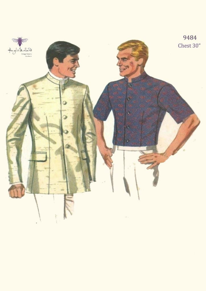 Vintage 1960's Sewing Pattern:  BOYS Nehru Beatles Jacket image 0