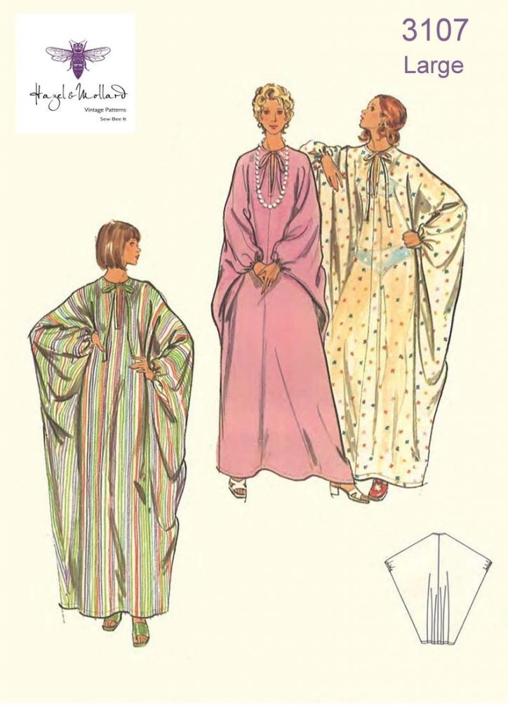 Vintage 1970's Sewing Pattern: Women's Caftan Kaftan image 0