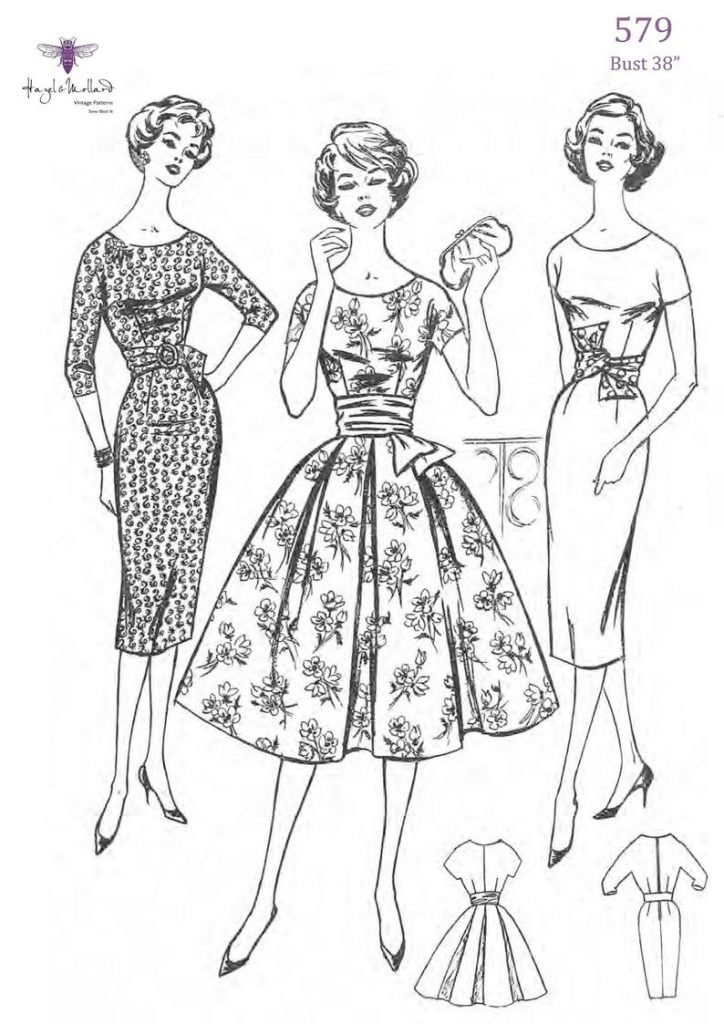 1950's Vintage Sewing Pattern: Women's Rockabilly image 0
