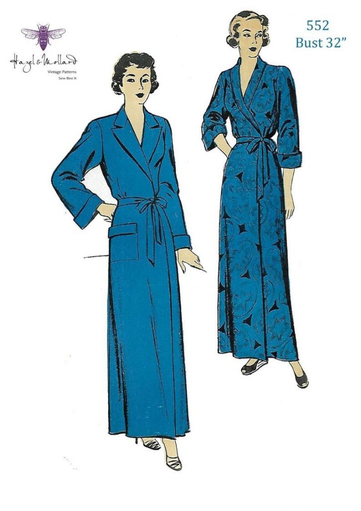 Reproduction Vintage 1930's Sewing Pattern Housecoat Robe image 0