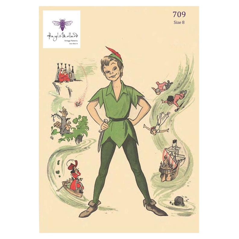 Vintage 1950's Sewing Pattern: Disney's Peter Pan image 0