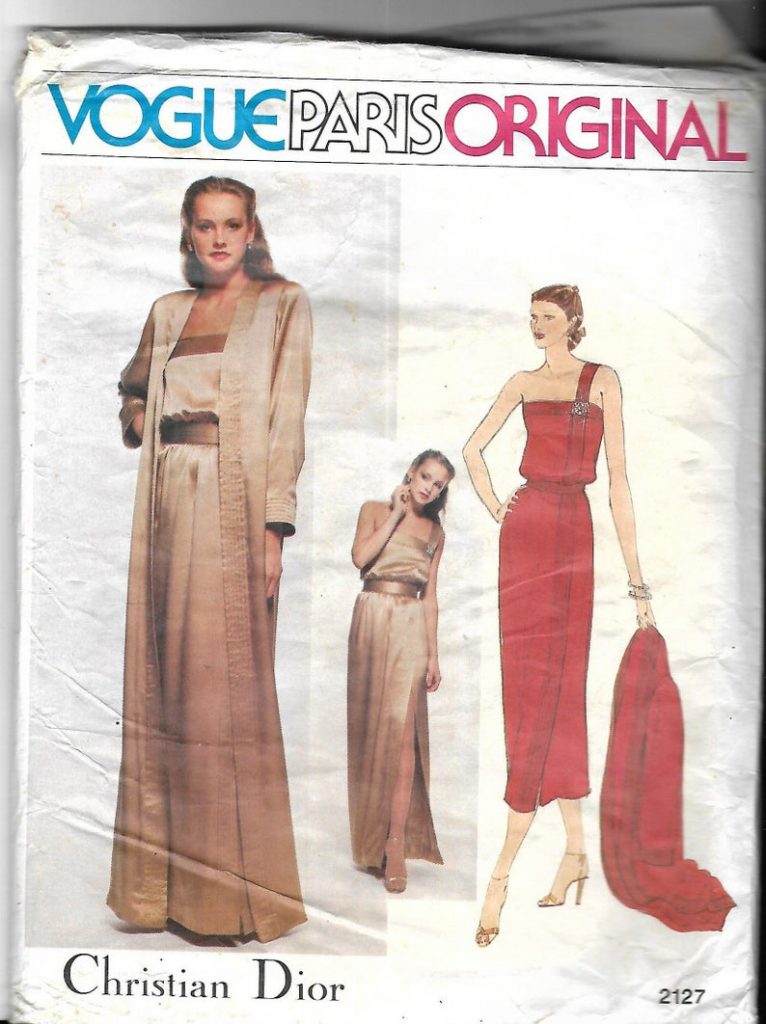 Vintage 1970's Sewing pattern Vogue Paris original 2127 image 0