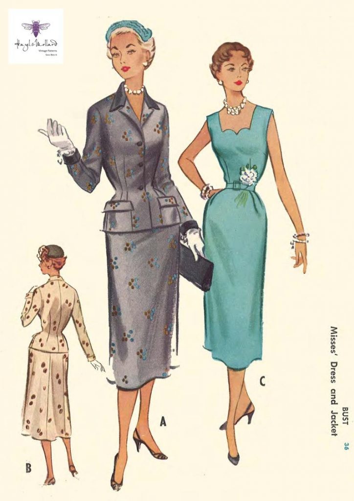 Vintage 1950's Sewing Pattern: Elegant Sweetheart Wiggle image 0