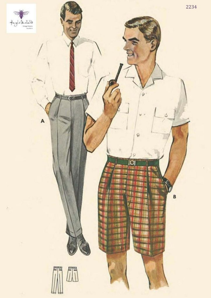 Vintage 1950's Sewing Pattern Men's Trousers Slack image 0