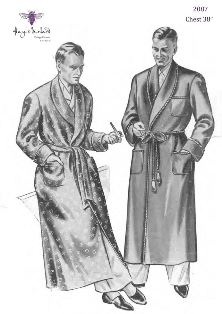 1940s Men&rsquo;s Dressing Gown, Robe, Smoking Jacket Pictures | Photos