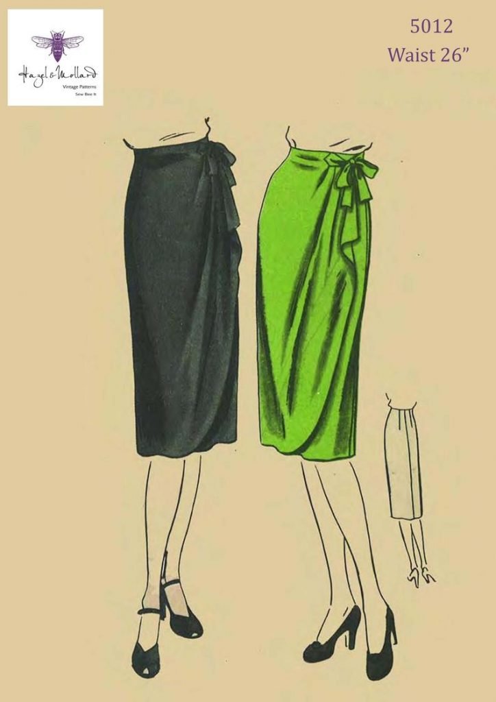 Vintage Vogue Sewing Pattern: 1940's Wrap-Around Skirt image 0