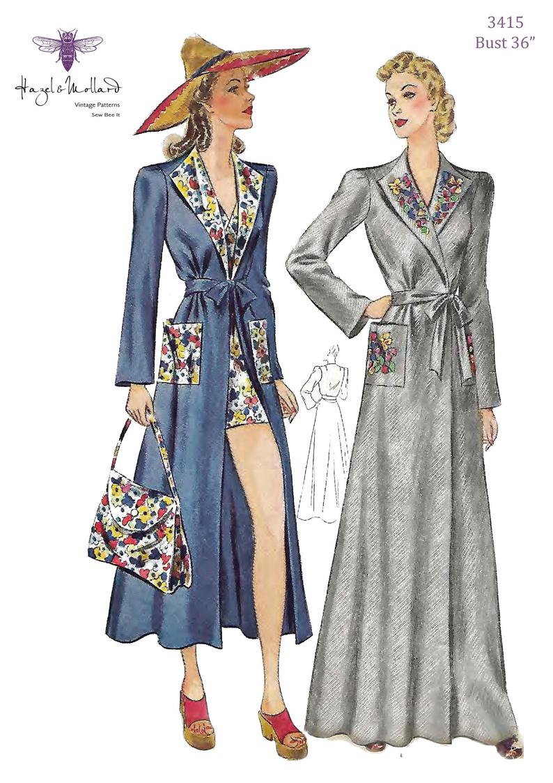 Vintage 1930's Sewing Pattern: Beach Coat Bag & House image 0