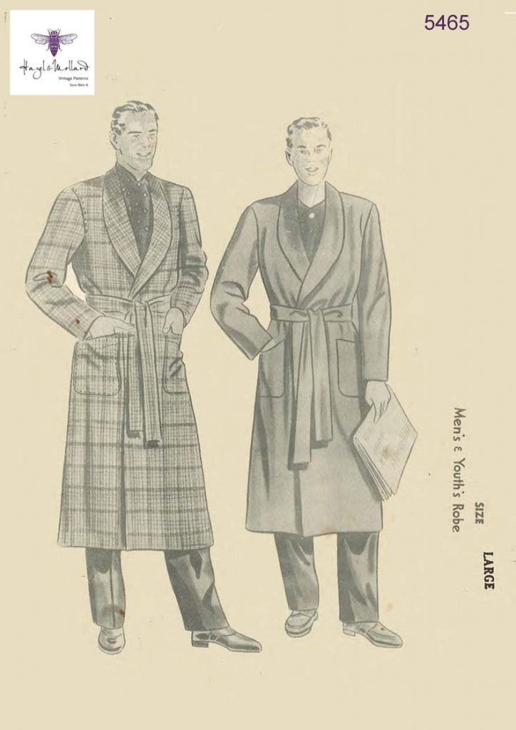 Vintage 1940's Sewing Pattern: Debonair Men's Dressing image 0