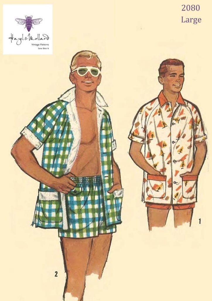 1950's Vintage Sewing Pattern: Men's Swim Shorts & image 0