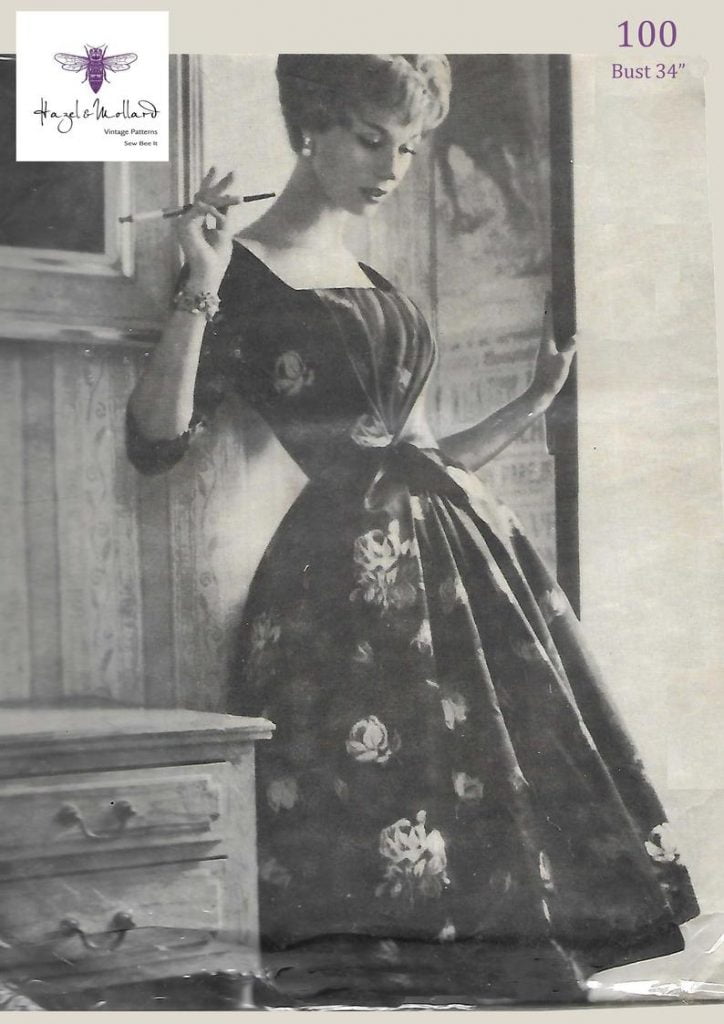 Reproduction 1950's Sewing Pattern Couturier Design image 0