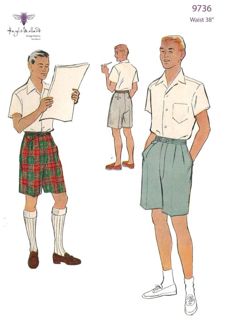 1950's Vintage Sewing Pattern Men's Bermuda image 0