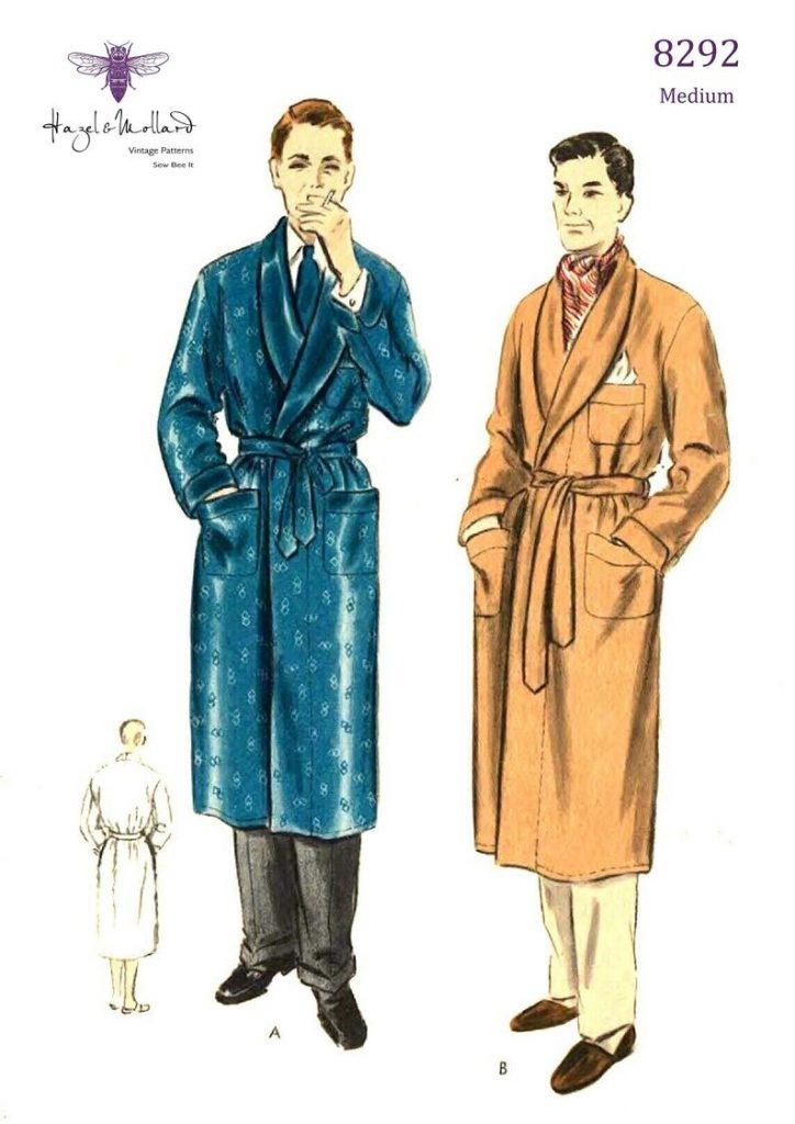 Vintage 1950's Sewing Pattern: Men's Dressing Gown image 0
