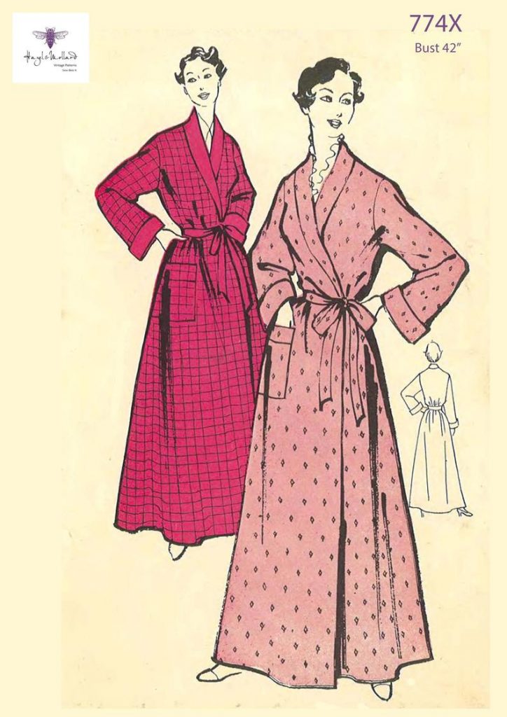 1950's Vintage Sewing Pattern: Women's Dressing Gown image 0