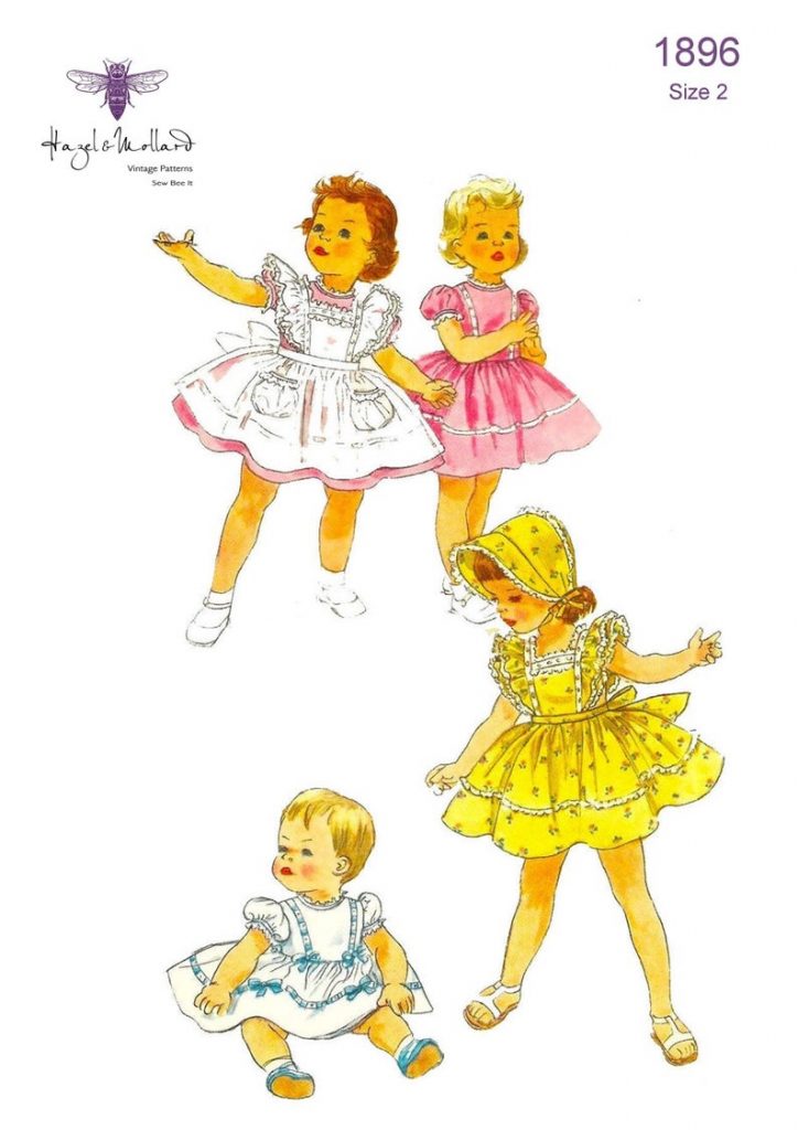 Vintage 1950's Sewing Pattern: Toddlers Dress Pinafore & image 0