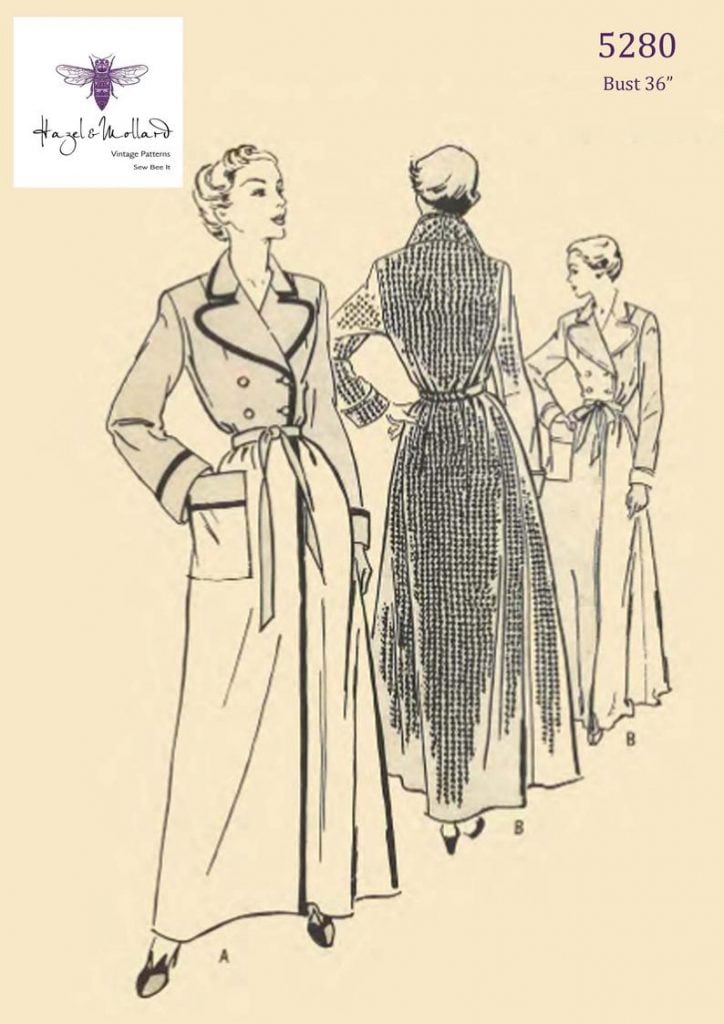 Vintage 1950's Sewing Pattern: Tailored Double Breasted image 0