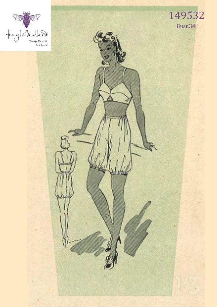 Vintage 1940's Sewing Pattern: Women's Brassier Bra image 0