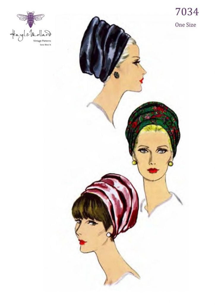 1960's Sewing Pattern: Chic Turban Hats. One Size image 0