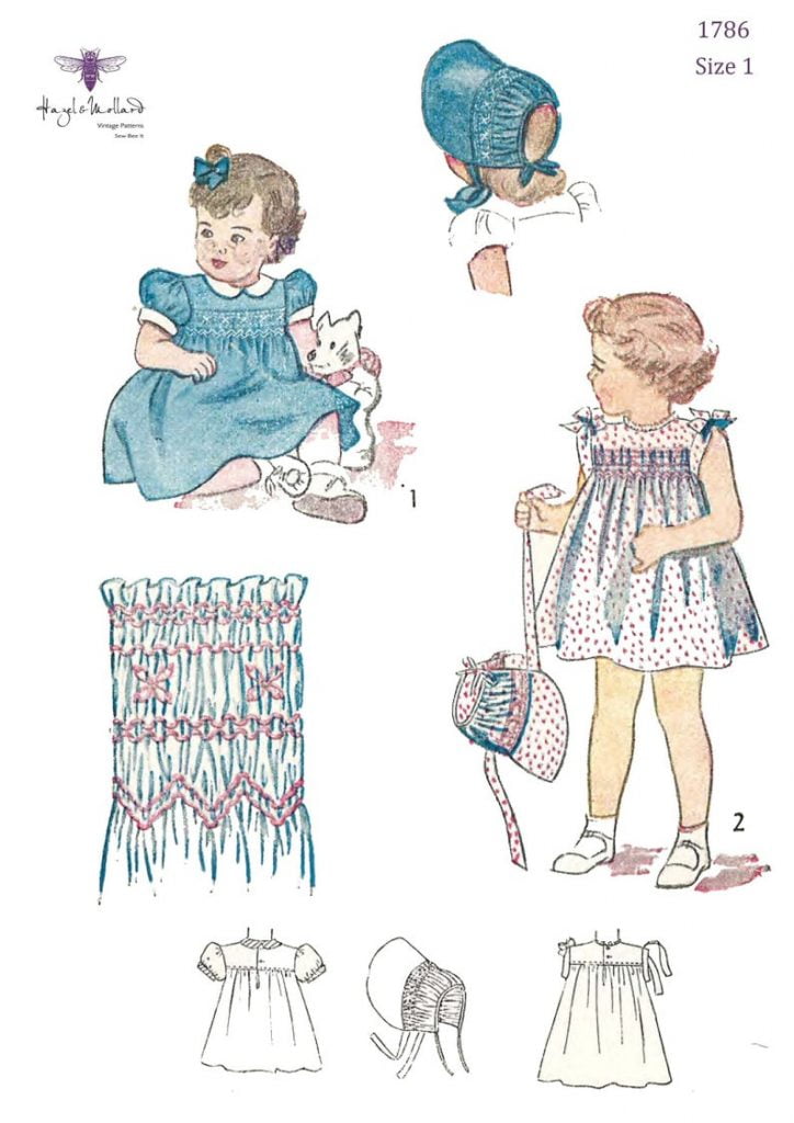 Vintage 1940's Sewing Pattern:  Toddler's Dress & image 0