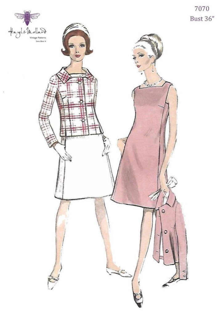 Reproduction Vintage 1960's Sewing Pattern: A-Line Square image 0