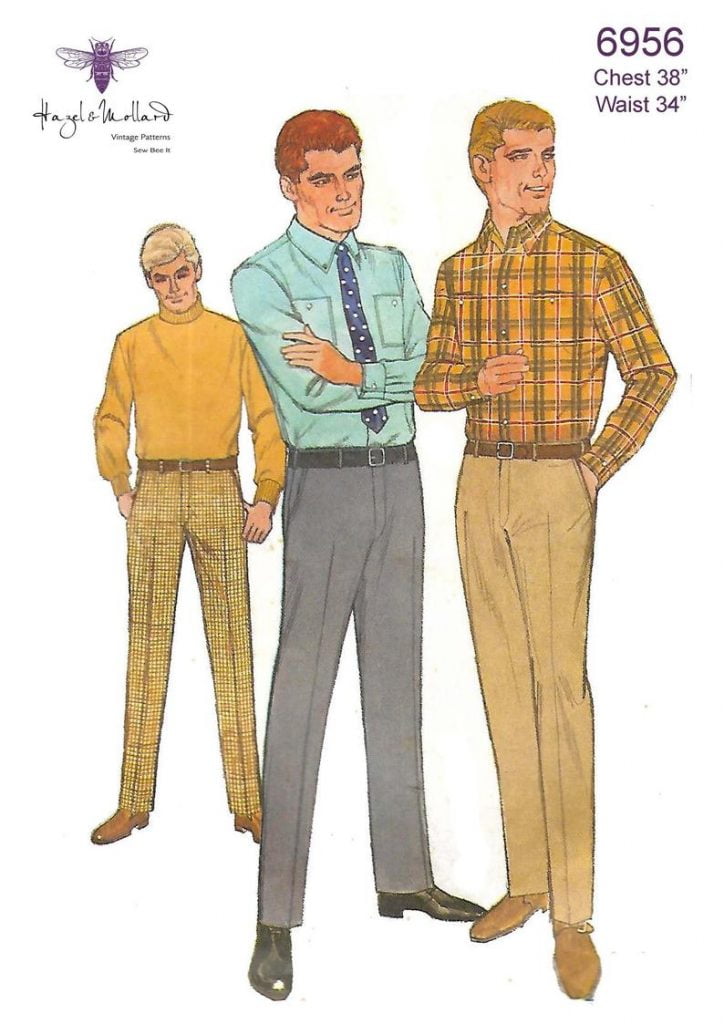 Vintage 1960's Sewing Pattern: Men's Shirt & Hipster image 0