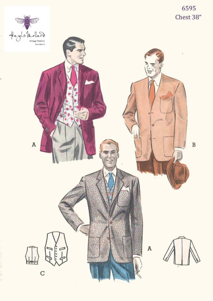 Vintage 1950's Sewing Pattern: Men's Cardigan image 0